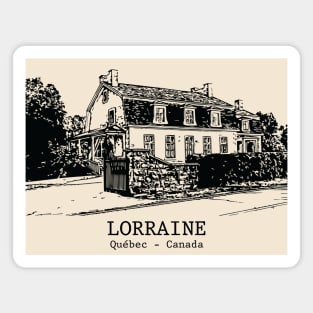 Lorraine - Québec Magnet